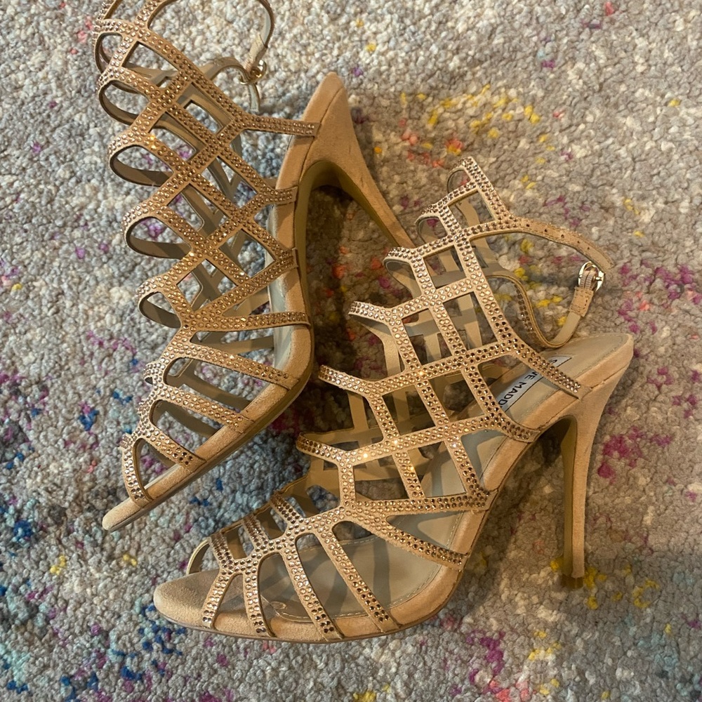 Steve Madden Women's Strappy Heels - Tan